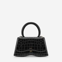 Handtasche – Schwarz Krokodil Geprägt – Frauentasche