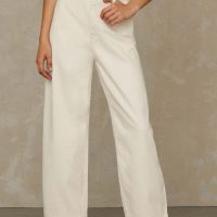 Jeans Leila Cropped Off White