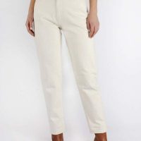 Jeans Nora Loose Tapered Undyed Weiss