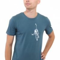Spangeltangel Herrenshirt „Kosmonaut“, T-Shirt, Bio-Baumwolle, Astronaut, Stern,