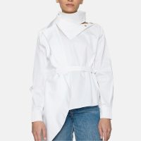 FeminIst Fair Fashion Asymmetrische Designer Bluse aus 100% Bio-Baumwolle