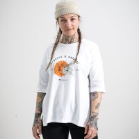 Erdbär Damen loose-fit T-Shirt ORGANIC & NATURAL (white)
