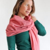 Djian Collection Weicher Schal – Bio-Baumwolle – Basic