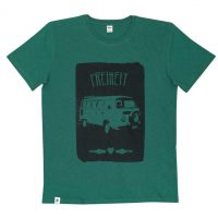 päfjes Bus Freiheit Vanlife – Fair gehandeltes Männer T-Shirt – Slub