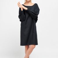 SHIPSHEIP MERYL – Damen Kleid in Web-Optik aus Bio-Baumwolle