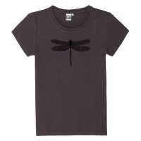 ilovemixtapes Libelle Frauen Shirt aus Biobaumwolle Hergestellt in Portugal / ILP7