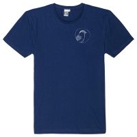 ilovemixtapes Kleiner Spatz Herren T-Shirt aus Biobaumwolle, Hergestellt in Portugal ILP06 – estate blue