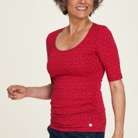 TRANQUILLO Stretch Jersey Kurzarm Shirt aus GOTS Bio-Baumwolle (S22C38)