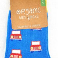 VNS Organic GOTS zertifizierte Biobaumwolle Socken mit Auto “ Print „
