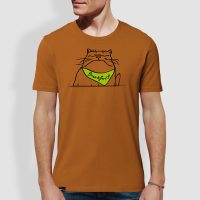 little kiwi Herren T-Shirt, „Breakfast“, Roasted Orange