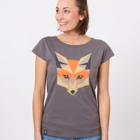 Zerum Bio T-Shirt „Lea Fox stone“