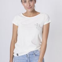 Zerum Bio T-Shirt „Lea Herz white“