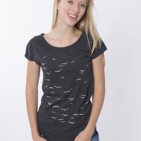 Zerum Bio T-Shirt „Lea Möwen arsenic“