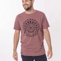 Zerum Bio T-Shirt „inner circle mauve“