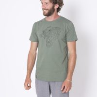 Zerum Bio T-Shirt „Tiger graugrün“