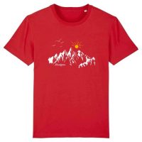 DüsselGreen Berglandschaft Tshirt aus Bio Baumwolle