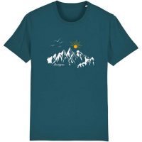 DüsselGreen Berglandschaft Tshirt aus Bio Baumwolle