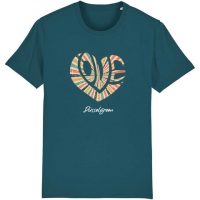 DüsselGreen Love, Peace Tshirt aus Bio Baumwolle