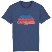 DüsselGreen Berglandschaft, Berge, Mountain, Natur Tshirt aus Bio Baumwolle