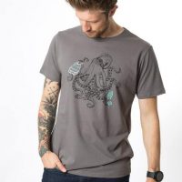 Zerum Bio T-Shirt „Octopus stone „