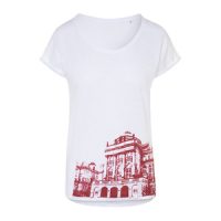 Spangeltangel Damenshirt „Opernhaus“, T-Shirt bedruckt, Frauen, festlich leger