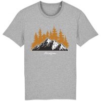 DüsselGreen Berglandschaft, Wälder, Aussicht, Natur Tshirt aus Bio Baumwolle