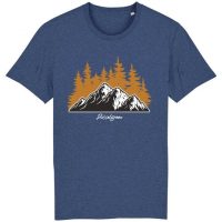 DüsselGreen Berglandschaft, Wälder, Aussicht, Natur Tshirt aus Bio Baumwolle