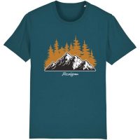 DüsselGreen Berglandschaft, Wälder, Aussicht, Natur Tshirt aus Bio Baumwolle