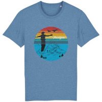 DüsselGreen Berg, Wandern, Bergsteigen, Freiheit Tshirt aus Bio Baumwolle