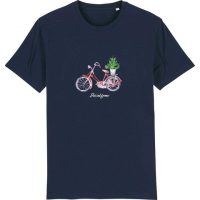 DüsselGreen Fahrrad, Vintage, Ölfarbe, Öko Tshirt aus Bio Baumwolle