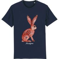 DüsselGreen Hase, Kaninchen, Cute, Knuddelig, Boho Tshirt aus Bio Baumwolle