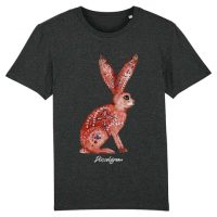 DüsselGreen Hase, Kaninchen, Cute, Knuddelig, Boho Tshirt aus Bio Baumwolle