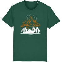 DüsselGreen Berge, Wandern, Landschaft, Wald Tshirt aus Bio Baumwolle