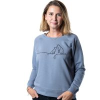 ecolodge fashion Damen Sweater „ELLovecats“