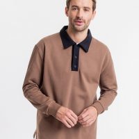 Rotholz Schweres Polo-Shirt aus Bio-Baumwolle