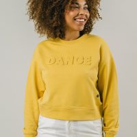 Brava Fabrics Damen vegan Sweatshirt Dance Ocker