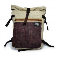 LaLu Products Herren vegan Basanta Earth Backpack | Bio-Hanf