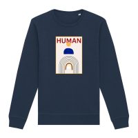 Oat Milk Club Damen vegan Sweatshirt Human Navy