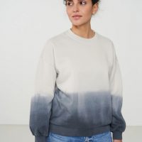 recolution Frauen Sweatshirt aus Baumwolle Mix (Bio ; recycled) | Sweatshirt NERINE DIP DYE