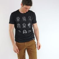 Gary Mash Shirt Mensch aus Modal®-Mix Schwarz