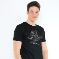 Gary Mash Shirt Da Vinci aus Modal®-Mix Schwarz