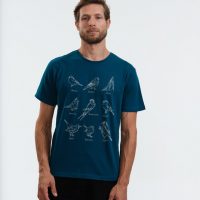 Gary Mash Shirt Birds aus Biobaumwolle