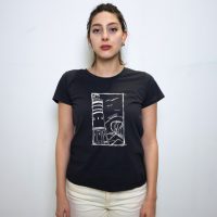 ilovemixtapes Leuchtturm Frauen Shirt aus Biobaumwolle Made in Portugal / ILP7