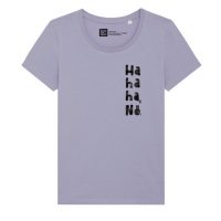 ilovemixtapes Biofaires Ha ha ha, Nö. Frauen T-Shirt aus Bio-Baumwolle