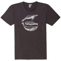 ilovemixtapes Herren T-Shirt mit drei Walen aus Biobaumwolle, ILP06 – poppy seed grey