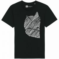 ilovemixtapes Bio Faires Herren T-Shirt „Fuchs 2.0“ black