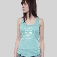 SILBERFISCHER Tank Shirt „MIMIMI“ in Coral oder Mid Heather Green