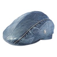ReHats Berlin Flatcap „Jolly Joe“ aus Jeans – blau
