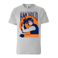 LOGOSH!RT LOGOSHIRT – Star Wars – Han Solo – T-Shirt – 100% Organic Cotton