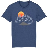 DüsselGreen Natur, Wandern, Sonnenuntergang, Wald Tshirt aus Bio Baumwolle